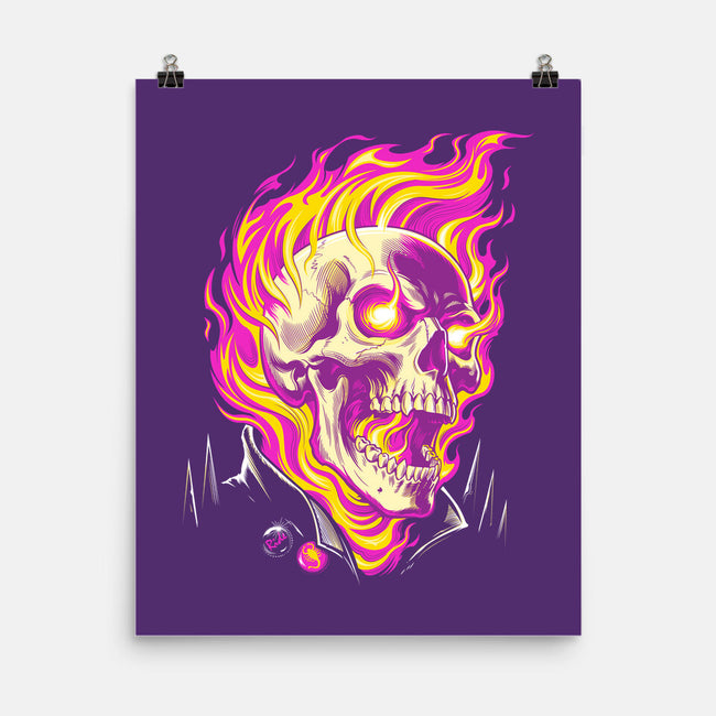 Firey Ride-None-Matte-Poster-CappO