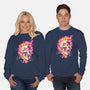 Firey Ride-Unisex-Crew Neck-Sweatshirt-CappO