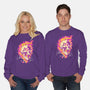 Firey Ride-Unisex-Crew Neck-Sweatshirt-CappO