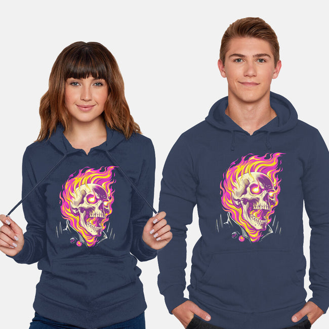 Firey Ride-Unisex-Pullover-Sweatshirt-CappO