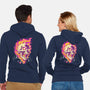 Firey Ride-Unisex-Zip-Up-Sweatshirt-CappO