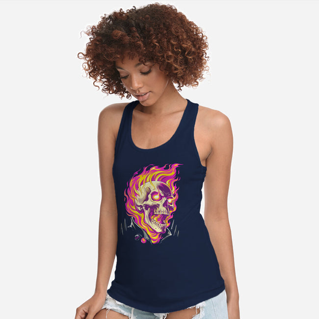 Firey Ride-Womens-Racerback-Tank-CappO