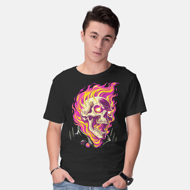 Firey Ride-Mens-Basic-Tee-CappO