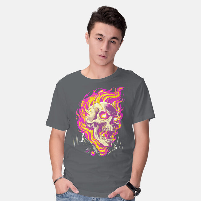 Firey Ride-Mens-Basic-Tee-CappO