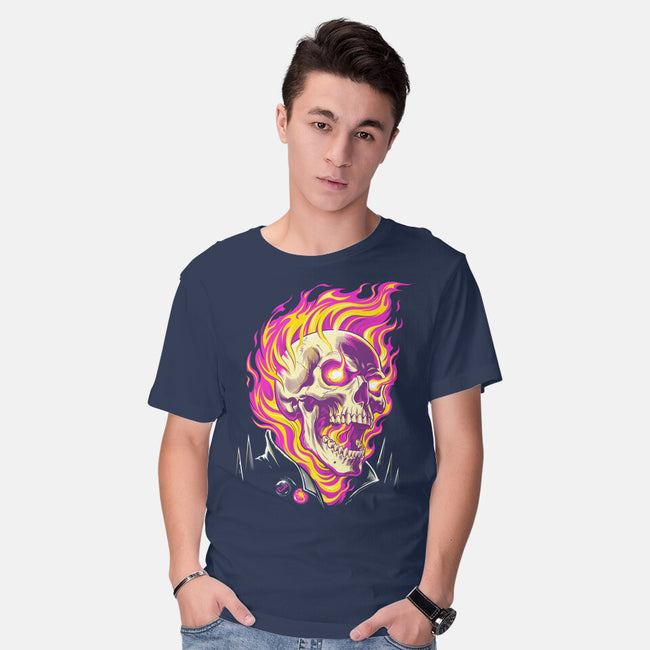Firey Ride-Mens-Basic-Tee-CappO