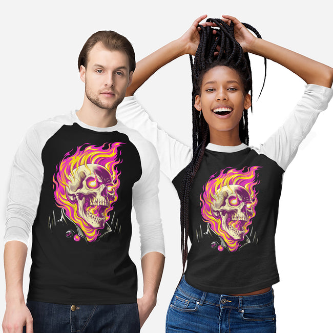 Firey Ride-Unisex-Baseball-Tee-CappO