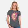 Firey Ride-Womens-Fitted-Tee-CappO