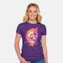 Firey Ride-Womens-Fitted-Tee-CappO