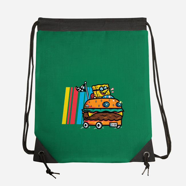 Burger Car-None-Drawstring-Bag-krisren28