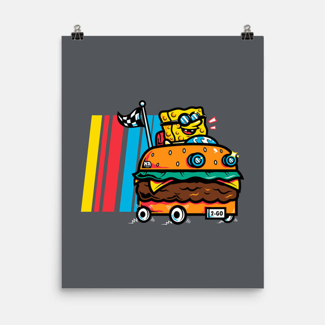 Burger Car-None-Matte-Poster-krisren28