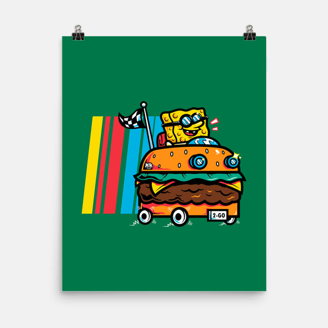 Burger Car-None-Matte-Poster-krisren28