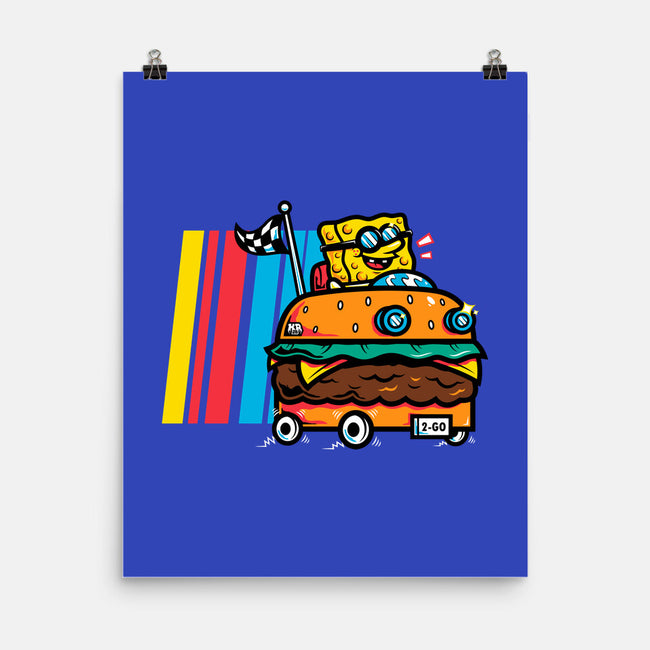 Burger Car-None-Matte-Poster-krisren28