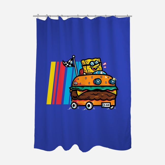Burger Car-None-Polyester-Shower Curtain-krisren28