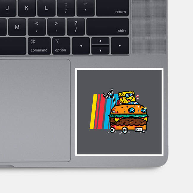 Burger Car-None-Glossy-Sticker-krisren28