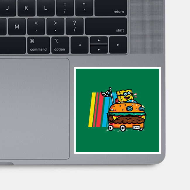 Burger Car-None-Glossy-Sticker-krisren28