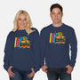 Burger Car-Unisex-Crew Neck-Sweatshirt-krisren28