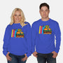 Burger Car-Unisex-Crew Neck-Sweatshirt-krisren28