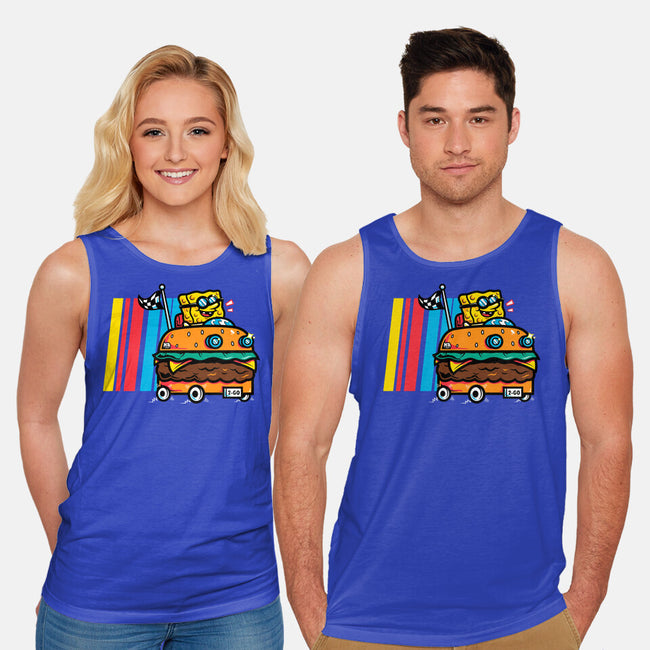 Burger Car-Unisex-Basic-Tank-krisren28