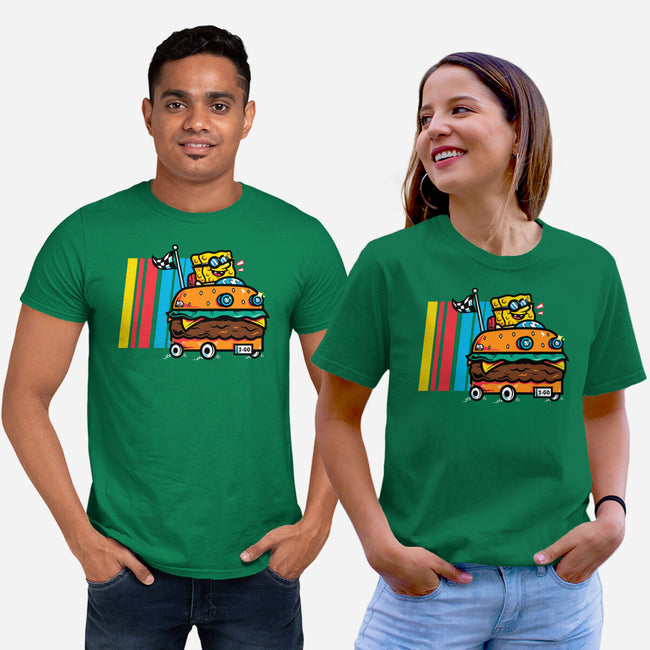 Burger Car-Unisex-Basic-Tee-krisren28