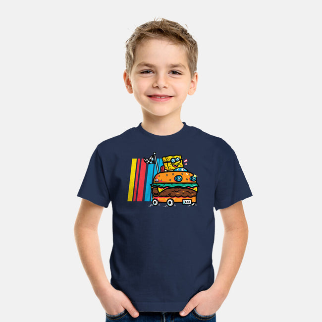 Burger Car-Youth-Basic-Tee-krisren28