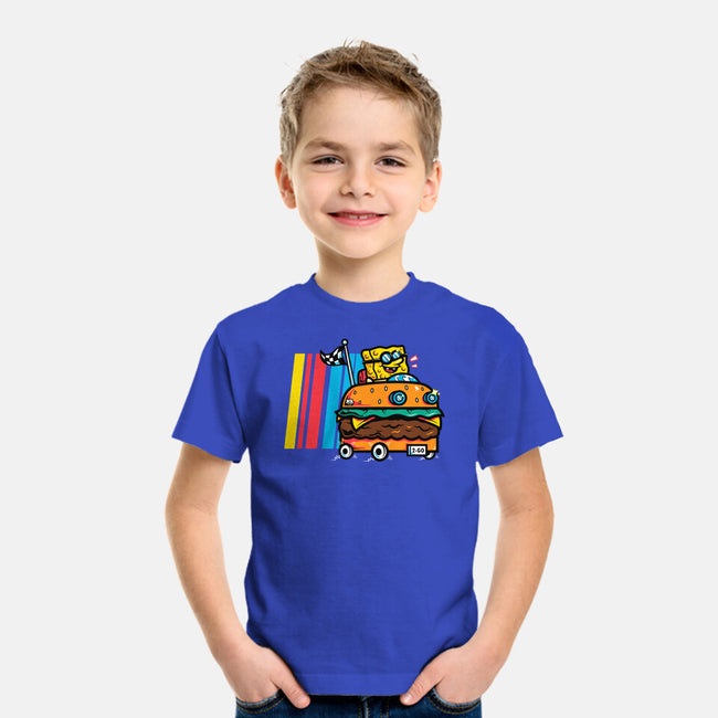Burger Car-Youth-Basic-Tee-krisren28