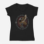 Hear The Rumble Of Thunder-Womens-V-Neck-Tee-glitchygorilla