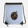 Hear The Rumble Of Thunder-None-Drawstring-Bag-glitchygorilla