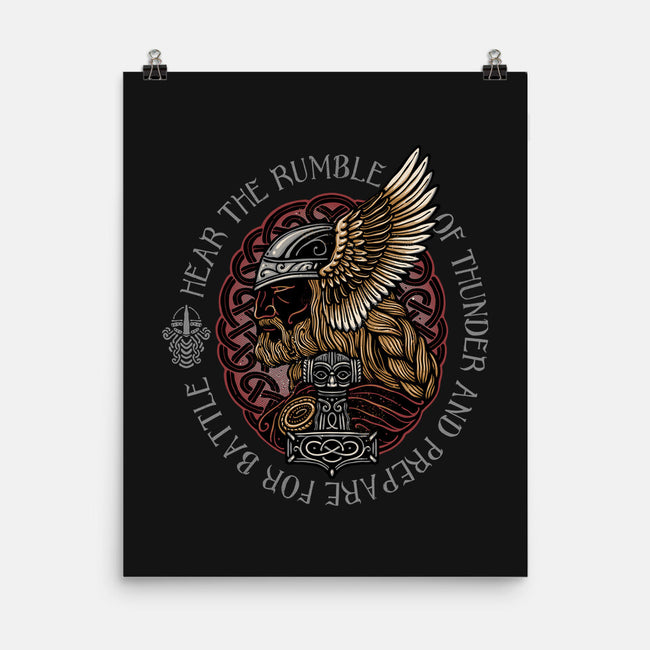 Hear The Rumble Of Thunder-None-Matte-Poster-glitchygorilla