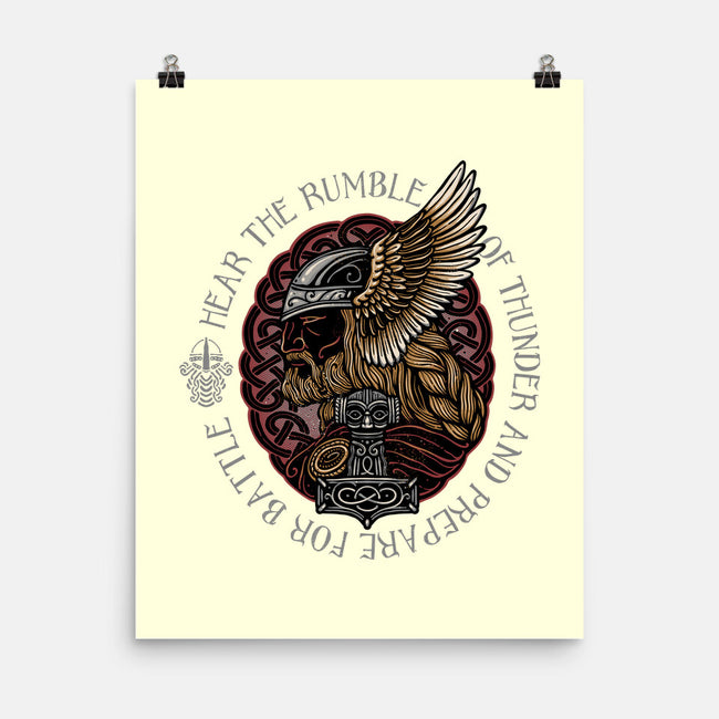 Hear The Rumble Of Thunder-None-Matte-Poster-glitchygorilla