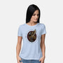 Hear The Rumble Of Thunder-Womens-Basic-Tee-glitchygorilla