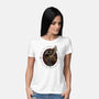 Hear The Rumble Of Thunder-Womens-Basic-Tee-glitchygorilla