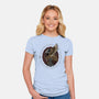 Hear The Rumble Of Thunder-Womens-Fitted-Tee-glitchygorilla