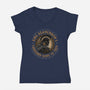 Thousand Ships To Troy-Womens-V-Neck-Tee-glitchygorilla
