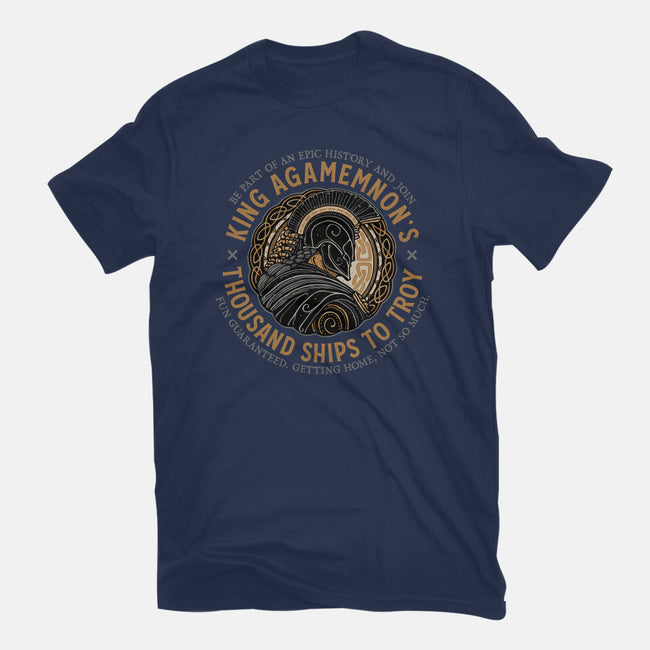 Thousand Ships To Troy-Mens-Basic-Tee-glitchygorilla