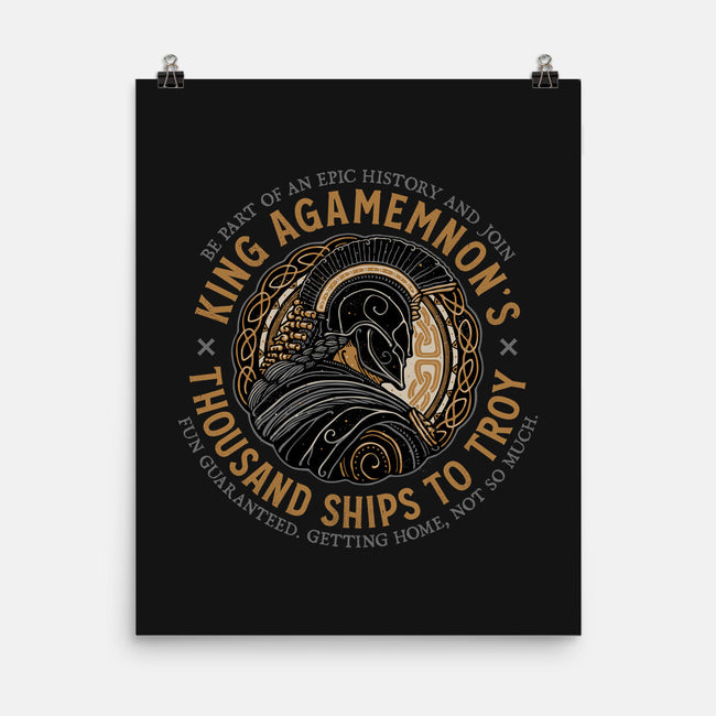 Thousand Ships To Troy-None-Matte-Poster-glitchygorilla