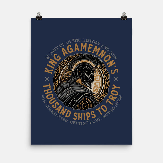 Thousand Ships To Troy-None-Matte-Poster-glitchygorilla