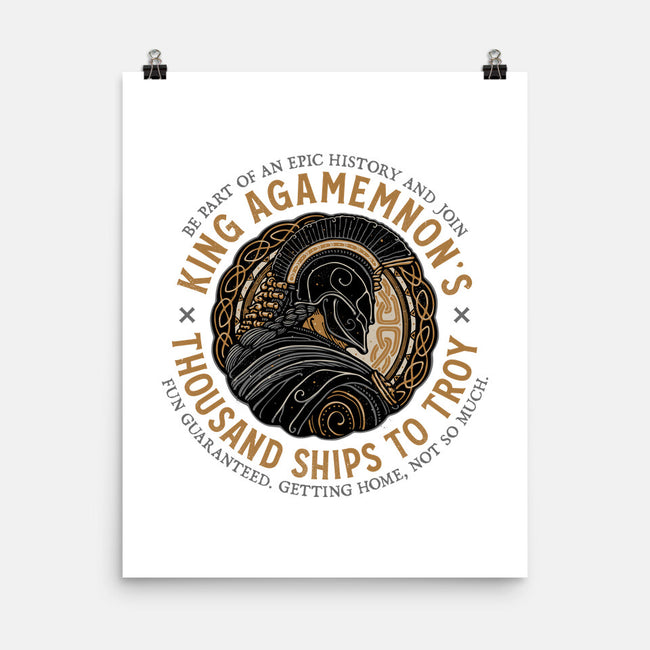 Thousand Ships To Troy-None-Matte-Poster-glitchygorilla