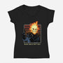 It's Okay Not To Be Okay-Womens-V-Neck-Tee-dandingeroz