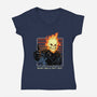 It's Okay Not To Be Okay-Womens-V-Neck-Tee-dandingeroz