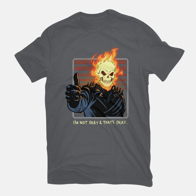It's Okay Not To Be Okay-Womens-Basic-Tee-dandingeroz