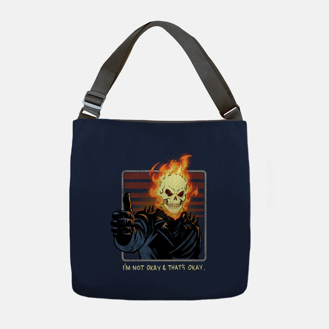 It's Okay Not To Be Okay-None-Adjustable Tote-Bag-dandingeroz