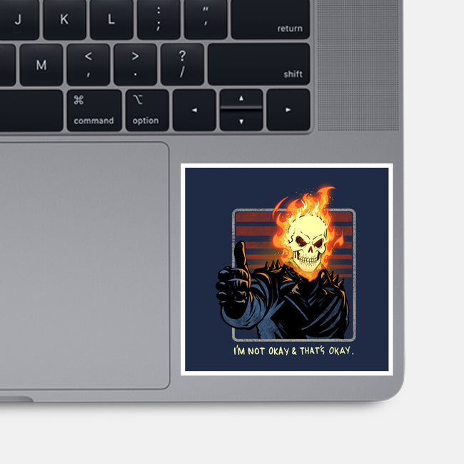 It's Okay Not To Be Okay-None-Glossy-Sticker-dandingeroz