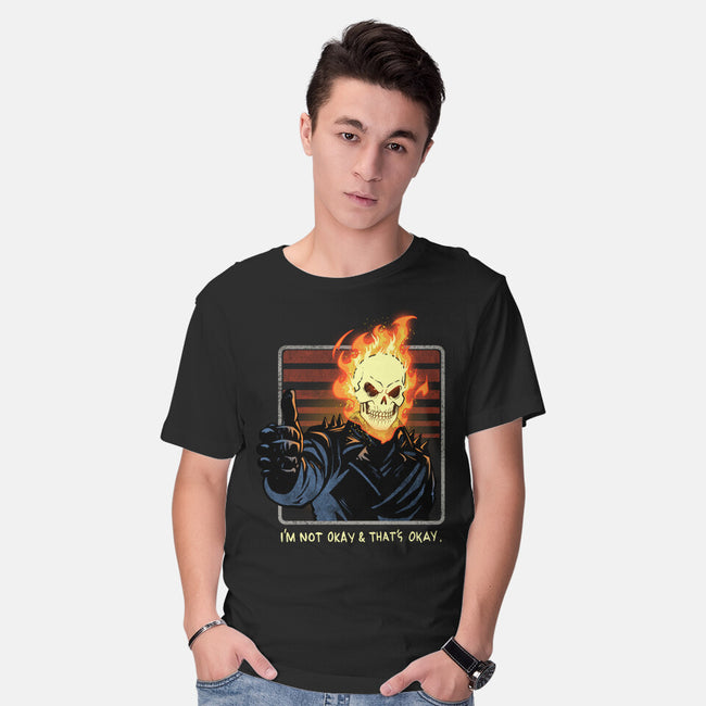 It's Okay Not To Be Okay-Mens-Basic-Tee-dandingeroz
