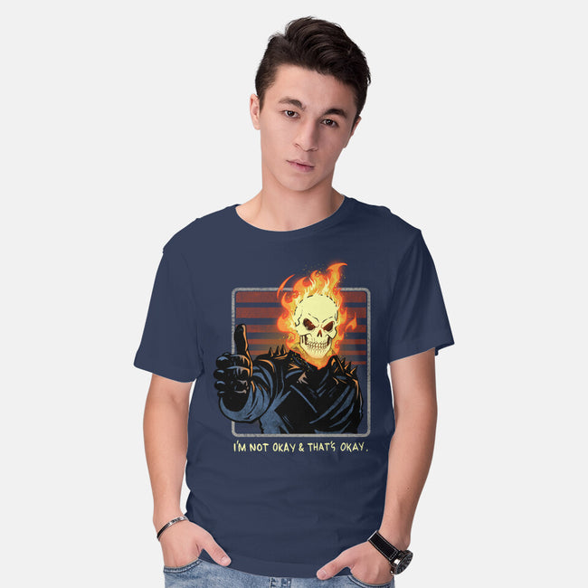 It's Okay Not To Be Okay-Mens-Basic-Tee-dandingeroz