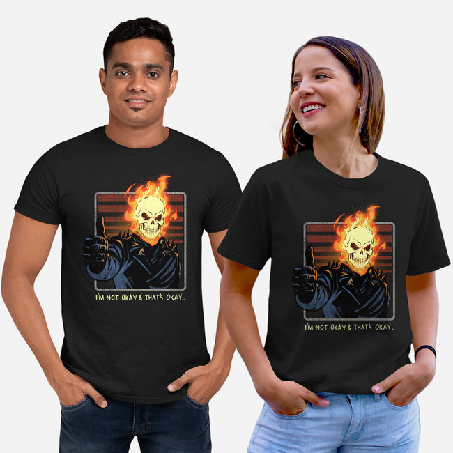 It's Okay Not To Be Okay-Unisex-Basic-Tee-dandingeroz