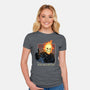 It's Okay Not To Be Okay-Womens-Fitted-Tee-dandingeroz
