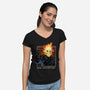 It's Okay Not To Be Okay-Womens-V-Neck-Tee-dandingeroz