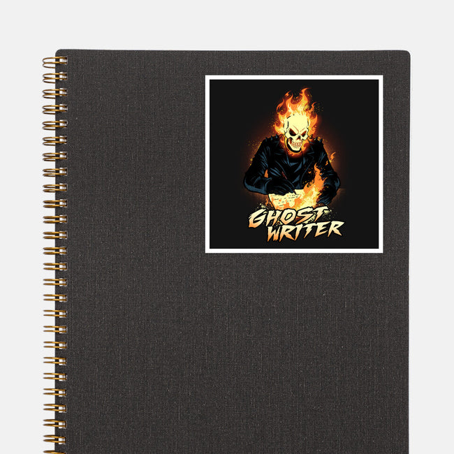 The Ghost Writer-None-Glossy-Sticker-dandingeroz