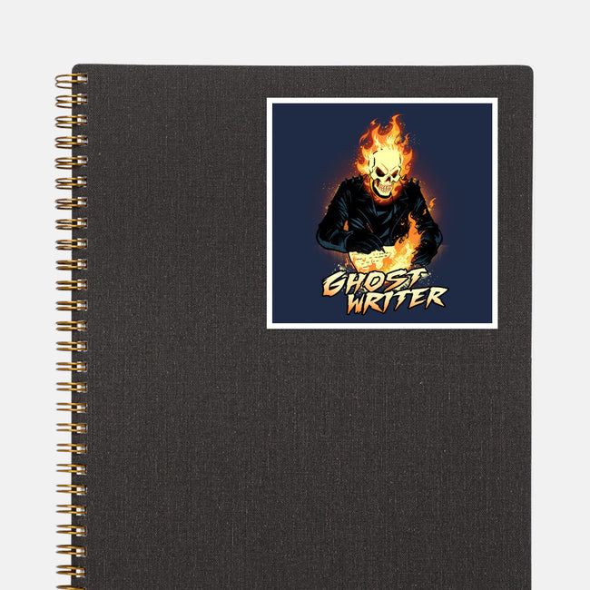 The Ghost Writer-None-Glossy-Sticker-dandingeroz
