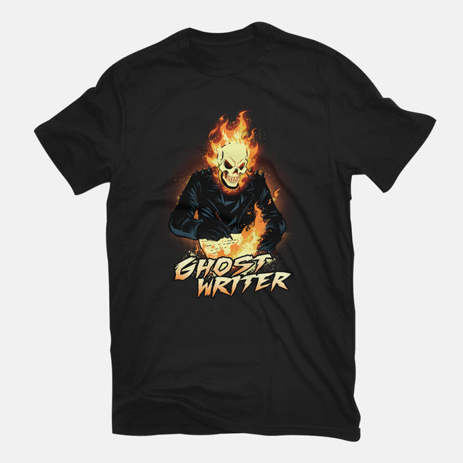 The Ghost Writer-Womens-Fitted-Tee-dandingeroz